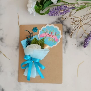 การ์ดอวยพรวันแม่ 11x14.5cm พับเปิดเขียนด้านในได้ giftformom happymother's dayของขวัญวันแม่ มะลิวันแม่ การ์ดรักแม่