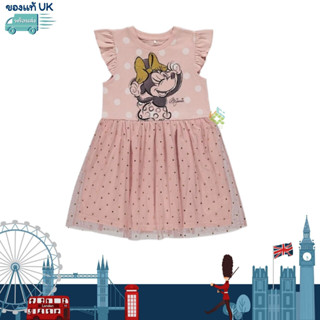 (พร้อมส่ง 2-7Y) ชุดเดรสเด็ก มินนี่เมาส์ Minnie mouse Dress งานแท้จากUK By jrqkidstore