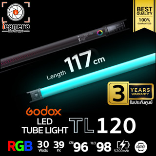 Godox LED TL120 RGB 30W 2700-6500K 5200mAh - รับประกันศูนย์ Godox Thailand 3ปี ( Stick, Tube )