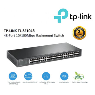 TP-LINK (TL-SF1048) Switching Hub 48 Port (18") 10/100Mbps RJ45 ports