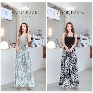 จั๊มสูทกางเกงอัดพลีส ป้าย Come Back