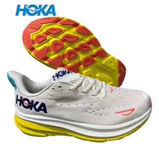 Hoka Clifton 9 Wide (Size40-45) White Yellow