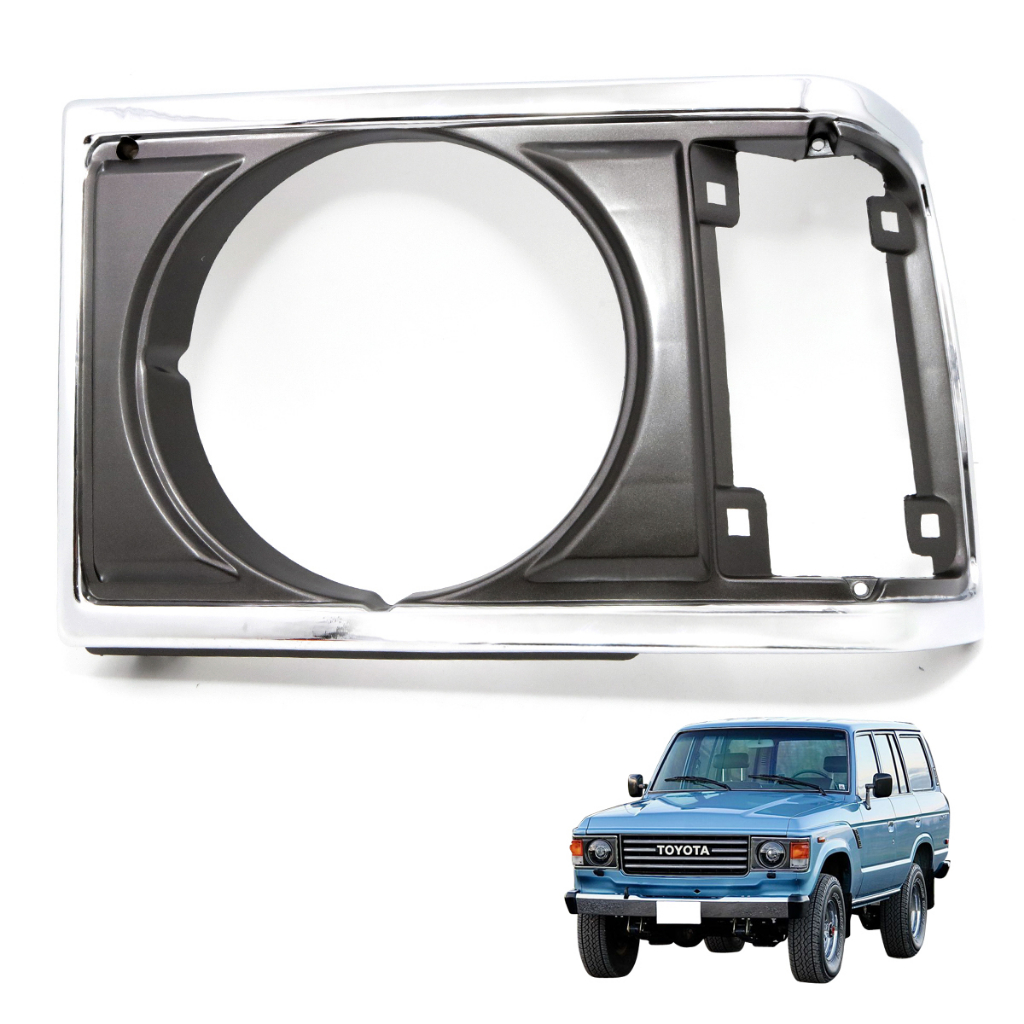 ถาดเบ้าไฟหน้า ข้างขวา 1ชิ้น โตโยต้า แลนด์ครุยเซอร์ J60 BJ FJ HJ Toyota Land Cruiser Sport Utility ปี