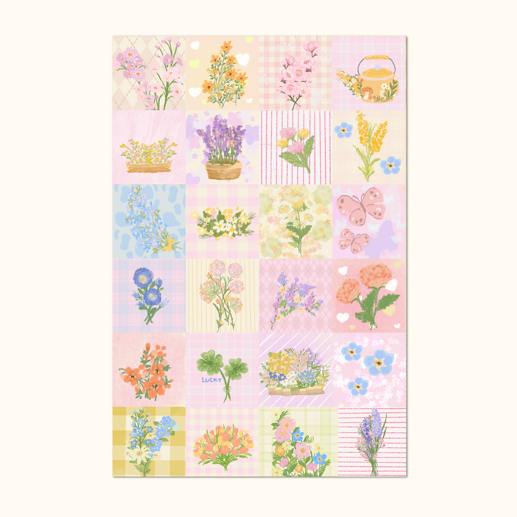 โปสการ์ด Artprint Postcard [Cute pattern]