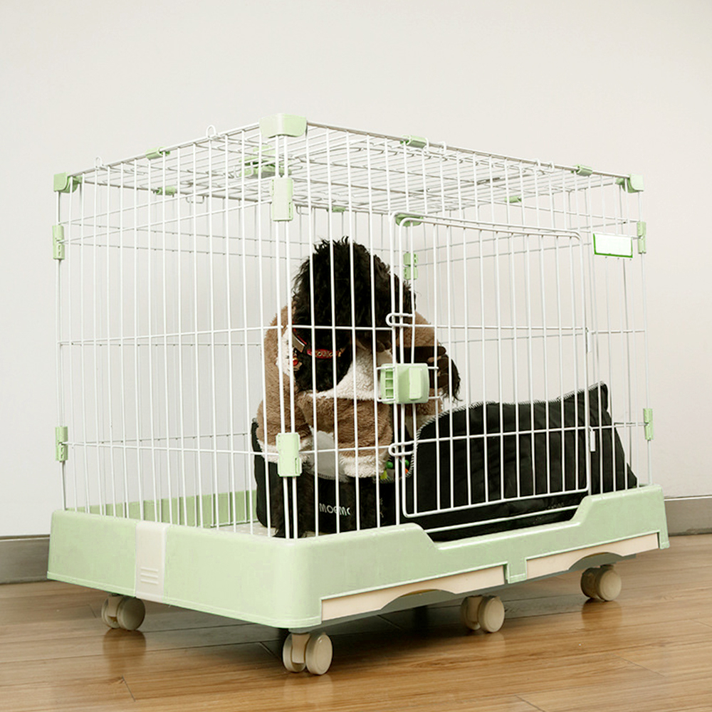 PetStern (แบบมีล้อ)กรงกระต่าย 1ชั้น กรงกระต่ายขนาดใหญ่ มีล้อพกพาง่ายเคลื่อนย้ายสะดวกดึงถาดรองกรงได้ - รูปที่ 2