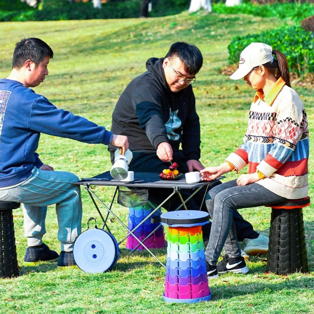 เก้าอี้นั่งตกปลา พับได้ ปิคนิค ยืดหดได้ แคมป์ปิ้ง Camping Chair รุ่น SC1