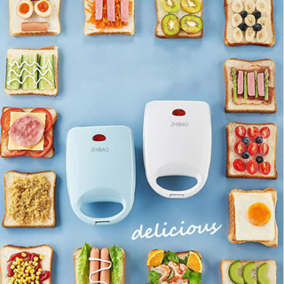 เครื่องทำแซนวิช เครื่องทำขนม Sandwich maker ไม่สามารถเปลี่ยนถาดได้ เครื่องใช้ไฟฟ้าในครัวขนาดเล็ก