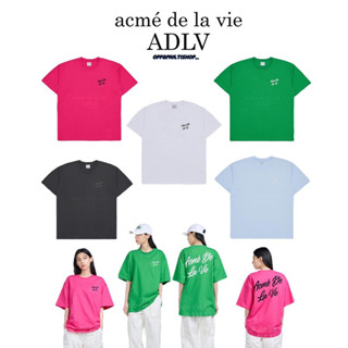 ✨🇰🇷ADLV✨🇰🇷 [아크메드라비] SCRIPT LOGO PRINTING SHORT SLEEVE T-SHIRT ✨