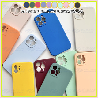 🚀จัดส่งทันที🔥฿11!! เคสไอโฟน เคสประกบสีพื้น 12/13Pro 12/13ProMax 12Mini เคสใช้สำหรับไอโฟ เคสประกบสีพื้น