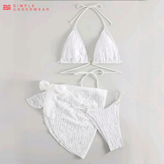 015 Simple Underwear bikini ชุดเซต 3 ชิ้น