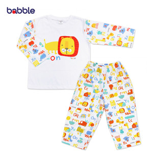 BABBLE ชุดเด็ก ชุดไปเที่ยวเด็ก แขนยาวขายาว อายุ 3 ปี ถึง 11 ปี (5 ลายให้เลือก) (SL012) (BSL)