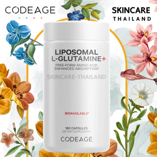 Codeage Liposomal L-glutamine+ 180 Capsules สนับสนุนลำไส้ ระบบภูมิคุ้มกัน