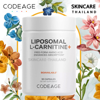 Codeage Liposomal Acetyl-L-Carnitine+ 90 Capsules สนับสนุนพลังงาน บำรุงสมอง