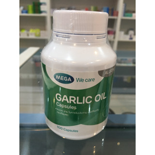 MEGA Garlic oil น้ำมันกระเทียมสกัด บรรจุ 100 แคปซูล