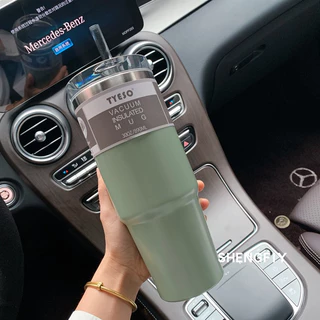 luckythai แก้วน้ำ แก้วเก็บความเย็น 30oz 890ml สแตนเลสแท้