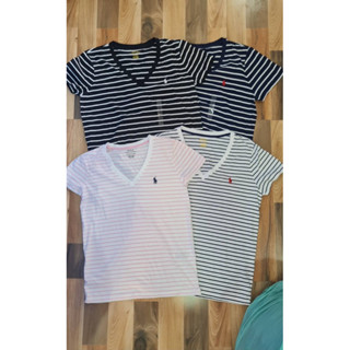 เสื้อยืดโปโลผู้หญิงคอวิใส่แล้วโครดคูล ของแทร่เด้อพี่น้อง