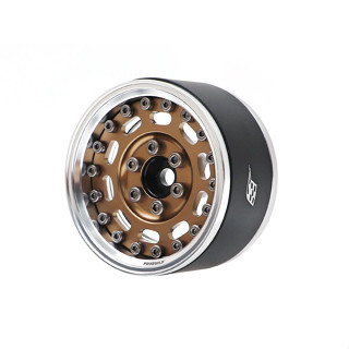 ล้อ 1.9 – Wheels BRPB057PLBZ : Boom Racing ProBuild™ 1.9″ MAG-10 Adjustable Offset Aluminum Beadlock Wheels (2) Platinum