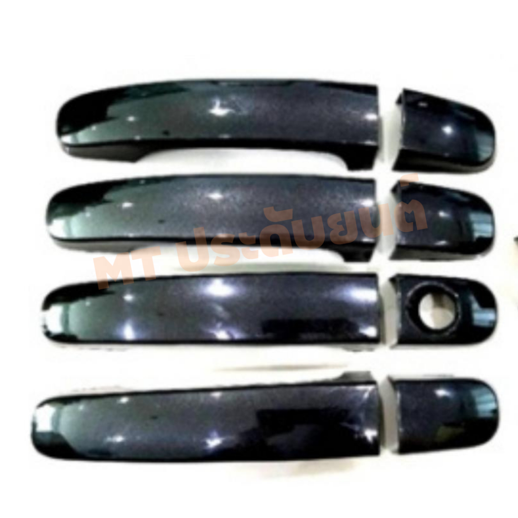 เบ้ากันรอย ครอบมือจับ เบ้าประตู FORD RANGER ปี 2012-2021 ดำด้าน ดำเงา ชุปโครเมียม เคฟล่า - รูปที่ 6