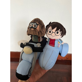 ตุ๊กตาแฮร์รี่พอตเตอร์ harry potter and hagrid with motorbike plush