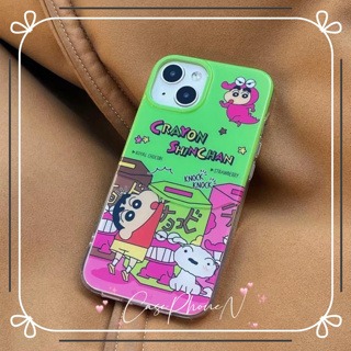 🔥สไตล์ใหม่🔥เคสไอโฟน iphone 11 14 Pro Max การ์ตูน เครยอนชินจัง ปกป้องเต็มที่ เคส iphone 12 13 Pro Case for iPhone