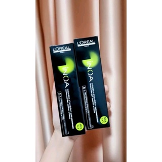 LOREAL INOA 60g ครีมเปลี่ยนสีผม ไอนัว ไม่มีแอมโมเนีย (สีหม่น/สีเทา)