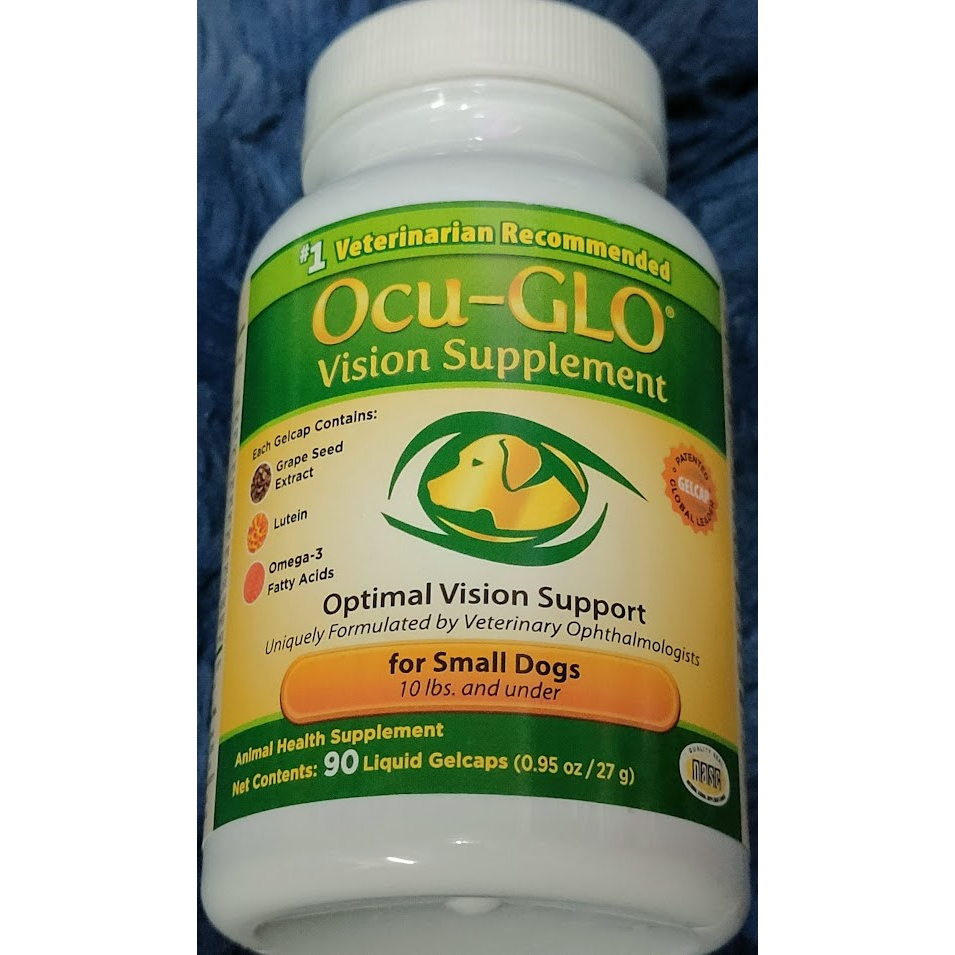 Ocu-glo Small 90 Capsules(หมดอายุ 07/2024) บำรุงสายตาสุนัข