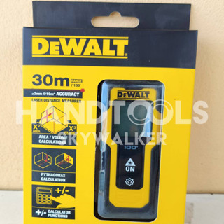 (แท้)DEWALT เลเซอร์วัดระยะ 30 เมตร รุ่น DWHT77100-XJ รับประกันศูนย์ 1 ปีของแท้ 100% จัดส่งด่วนทันที