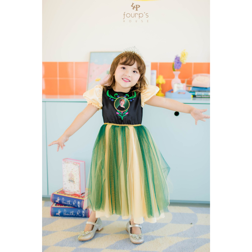 DISNEY PRINCESS : 101307  เดรสเด็กลิขสิทธิ์แท้