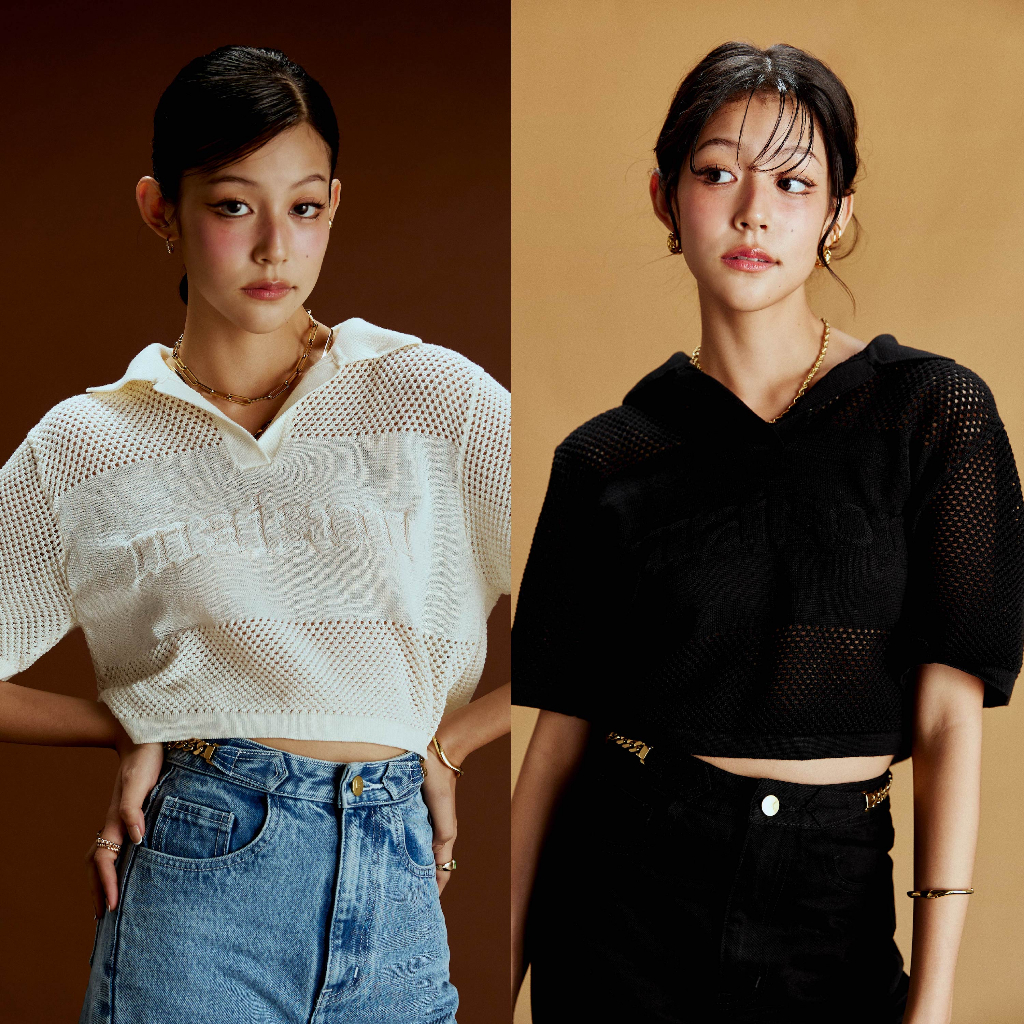 maison KEEPS | Kami Cropped Knitted Tops เสื้อครอปไหมพรม | Limited ไม่ผลิตเพิ่ม