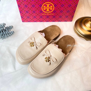 แท้💯%📍Tory Burch Charm Mule รองเท้าสวม รุ่นใน Shop