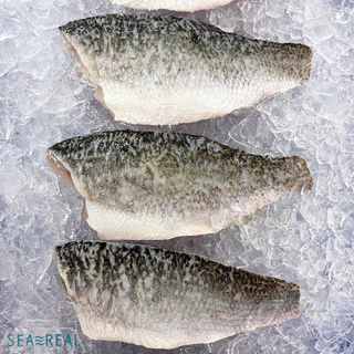 Seareal เนื้อปลากะพงแล่ชิ้นแช่แข็ง 1+ กก. ปลอดกลิ่นดิน | Frozen Seabass Premium 1+ kg