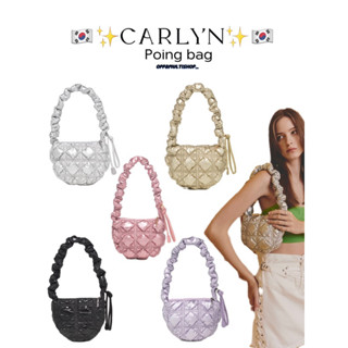 Carlyn poing bag  Color : gold /black / silver / lavender / rose pink