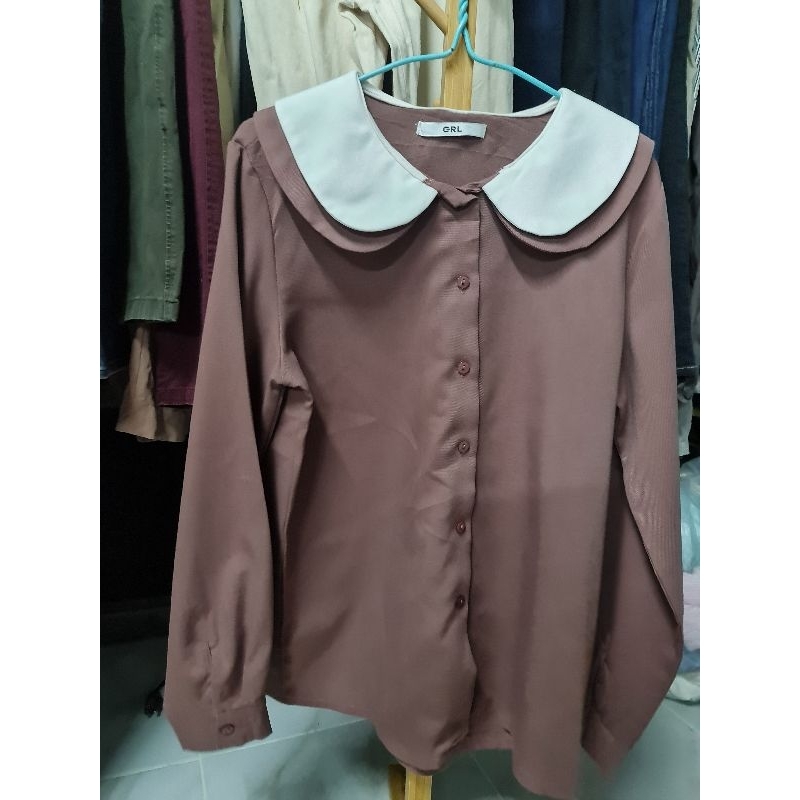 เสื้อแขนยาว GRL มือสอง size m