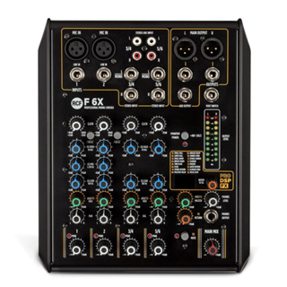 RCF F 6X *ของแท้ประกัน1ปี* 6-Channel Mixer with Multi-FX, มิกเซอร์ มีเอฟเฟคในตัว