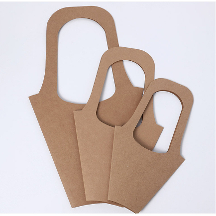 HP  ถุงกระดาษใส่ดอกไม้ ทรงตะกร้า มีหูหิ้ว น่ารักมาก ไม่รวมดอกไม้