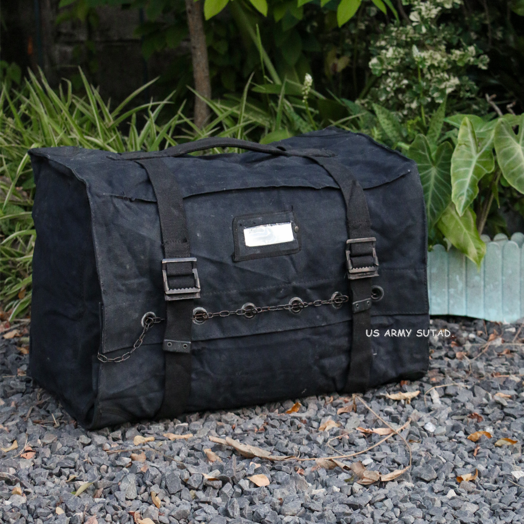 กระเป๋าเกียร์ ทหารอิตาลี Vintage 1960's Tecnotex Genuine Issue Italian Military Gear Bag กระเป๋าเดิน