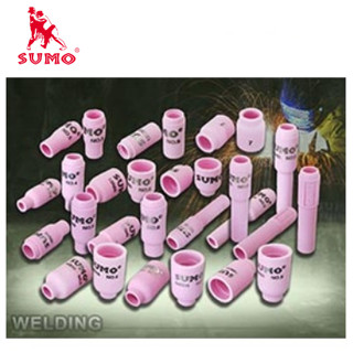 SUMO Ceramic Nozzle ถ้วยกระเบื้องชมพู ถ้วยเชื่อมอาร์กอน อะไหล่หัวเชื่อม มีหลายแบบ หลายเบอร์