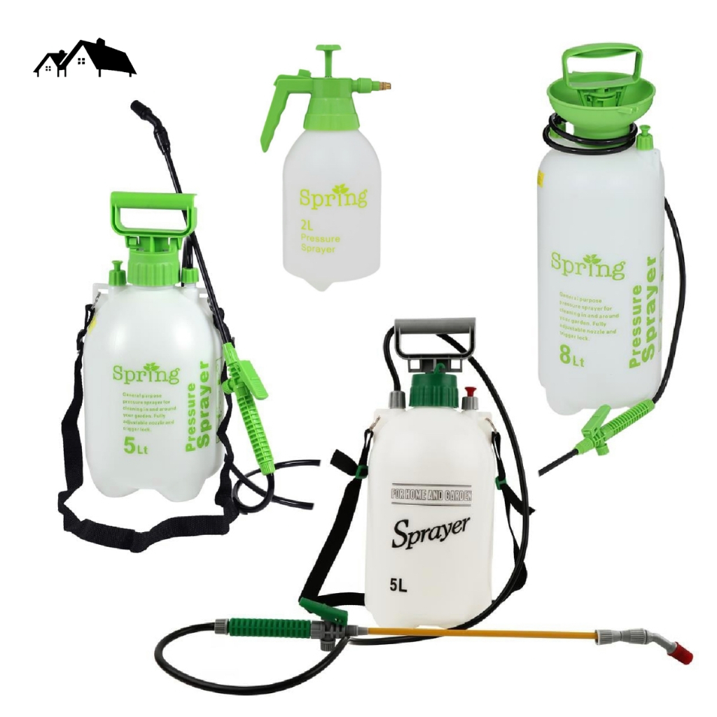 ถังพ่นยา พ่นปุ๋ย มีสายสะพายหลัง ขนาด 5 ลิตร ผลิตจากพลาสติกเนื้อหนาคุณภาพดี พร้อมส่ง [HA-37]