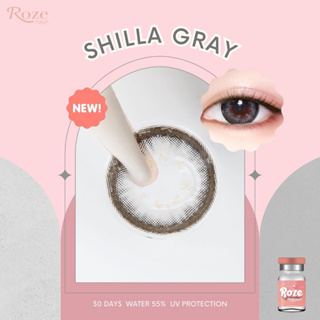 คอนแทคเลนส์ Roze รุ่น Shilla Gray (สีเทา)