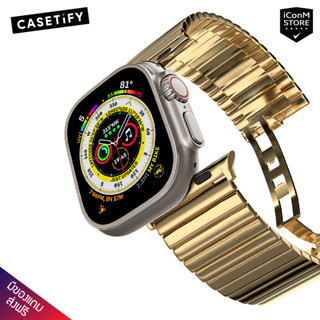 [พร้อมส่ง] CASETiFY - Stainless Steel Monolink Watch Band (Gold) สายนาฬิกาสำหรับ Apple Watch 8-1, SE, Ultra Series