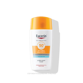 Eucerin SUN HYDRO PROTECT ULTRA LIGHT FLUID SFP50+ 50ML. ยูเซอริน ซัน ไฮโดร โพรเทค อัลตร้า ไลท์ ฟลูอิด เอสพีเอฟ 50+ 50มล