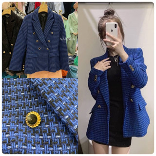 ราคาถูกที่สุด!! VARINDA  118 Blazer สีสวยคลาสสิค กรมแถบดำ