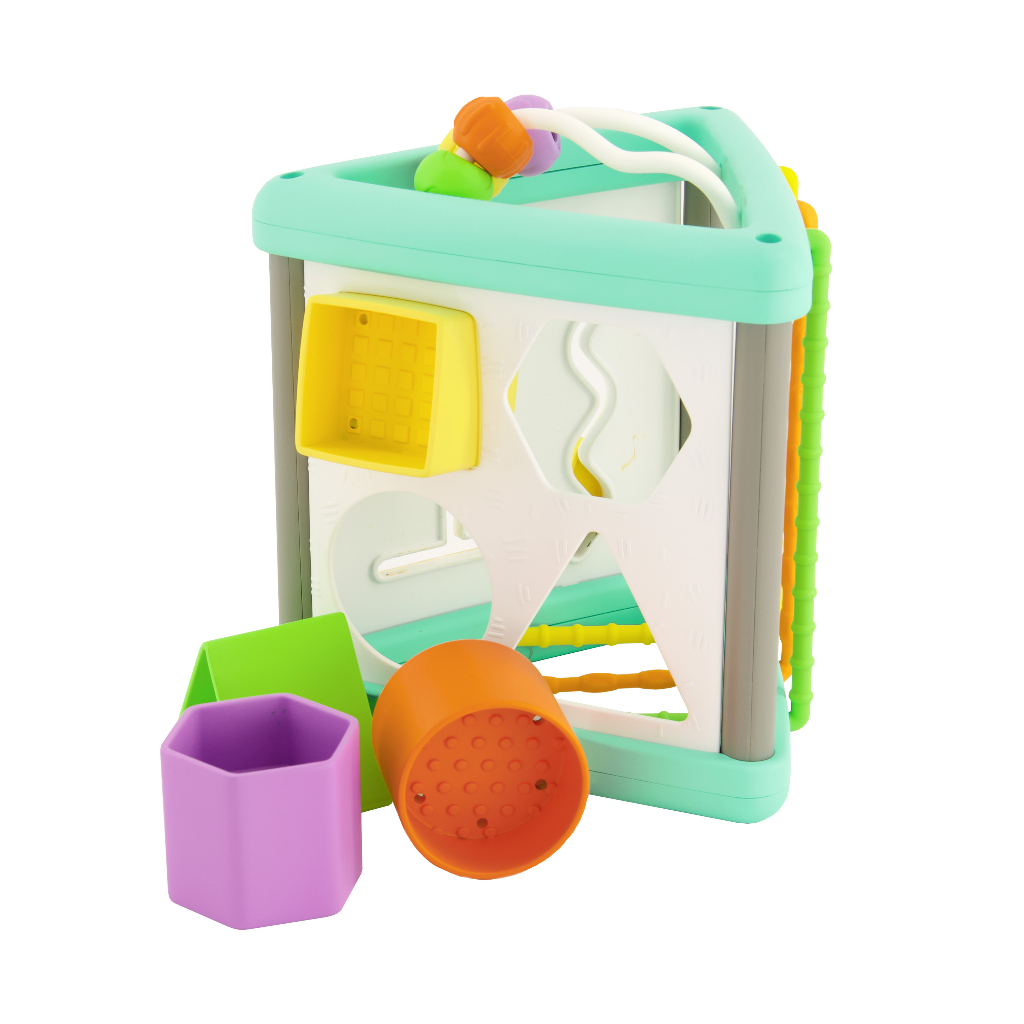 Infantino : Activity Triangle & Shape Sorter - สามเหลี่ยมกิจกรรมและตัวบล๊อค