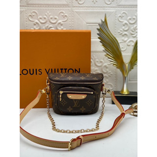 กระเป่า  Louis Vuitton งานออริหนังแท้* size 15cm ถุงผ้า ถุงกระดาษ สลิป ใบเสร็จ