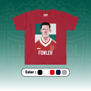 PSM เสื้อยืดลายนักฟุตบอล R.Fowler