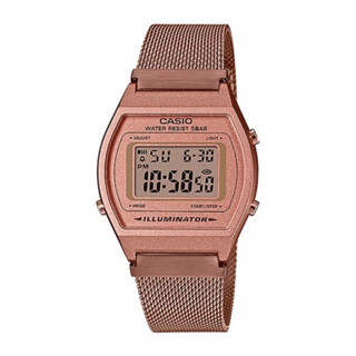 Casio นาฬิกาข้อมือผู้หญิง สายสแตนเลส รุ่น B640,B640WMR-5A ของแท้ ประกันศูนย์