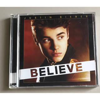 ซีดีเพลง ของแท้ มือ2 สภาพดี...350บาท  “Justin Bieber”อัลบั้ม"Believe”(Japanese Deluxe Edition…CD+DVD)แผ่นMade In Japan