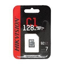 128GB MICRO SD CARD (ไมโครเอสดีการ์ด) HIKVISION (HS-TF-C1(STD)) Class 10 92MB/s  (7Y)