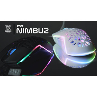 เมาส์เกมมิ่ง Nubwo X59 NIMBUZ Ergonimic Gaming Mouse Macro เมาส์มาโคร เมาส์เกมมิ่ง