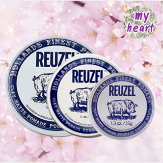 REUZEL Clay Matte Pomade โพเมดสีขาว สำหรับจัดแต่งทรงผม